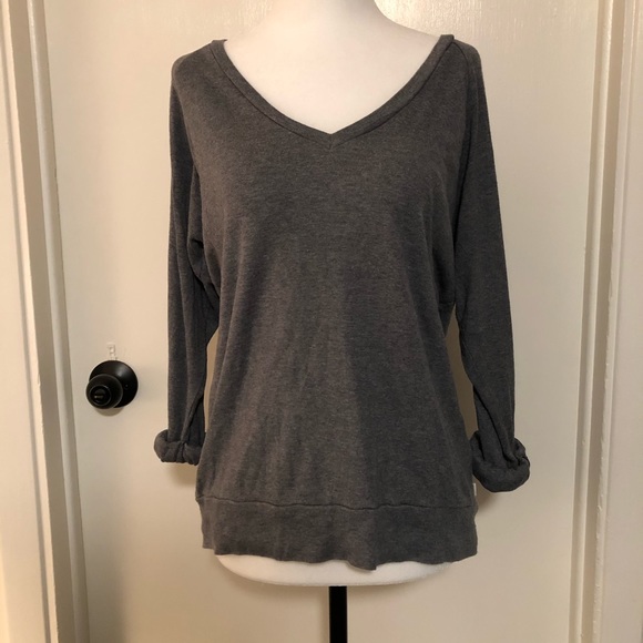 Aritzia TNA Gray Long Sleeve Shirt - Picture 2 of 5